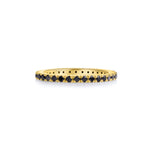 diamond yellow gold band