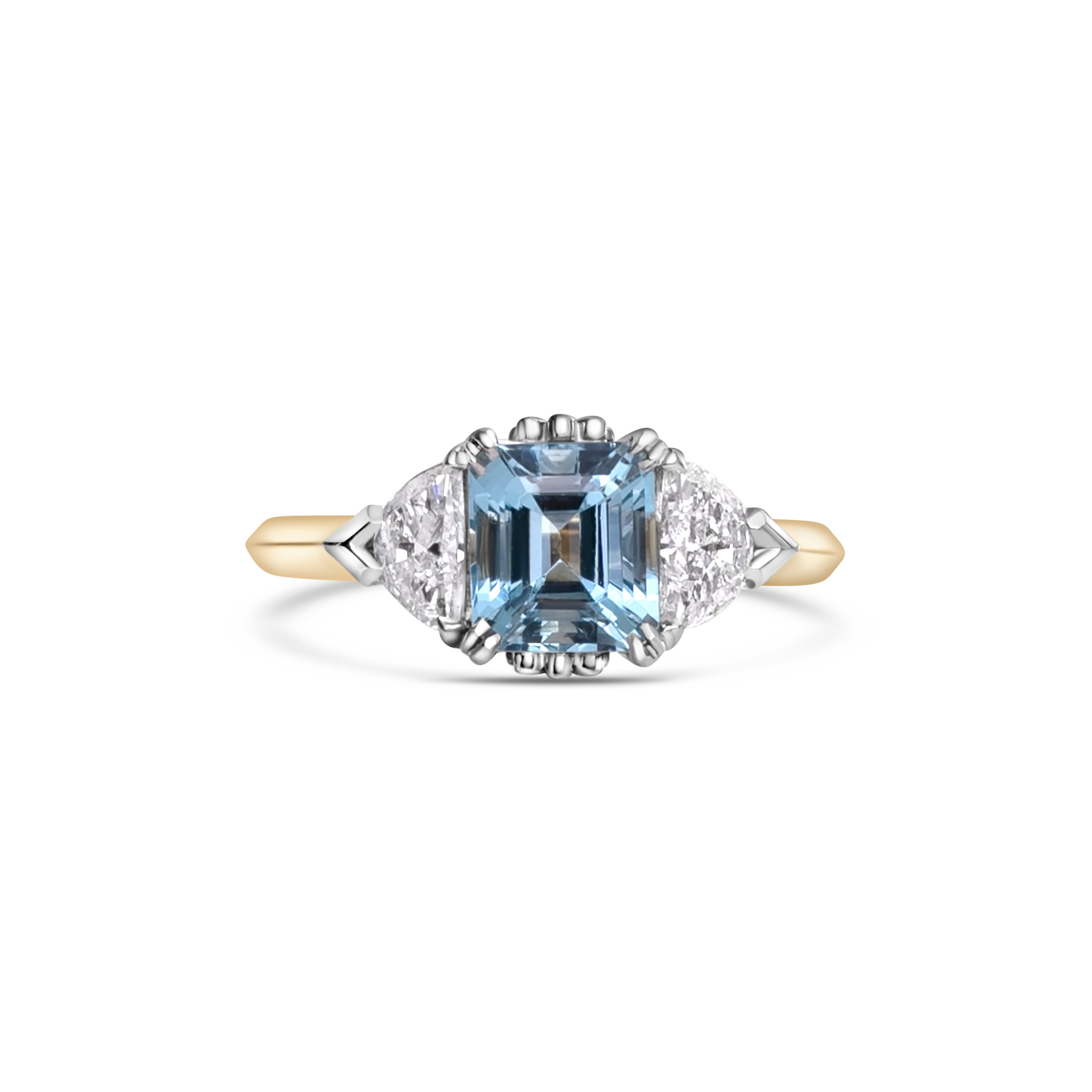 Blue Diamond Ring